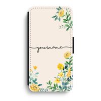 Gele bloemen: iPhone XR Flip Hoesje