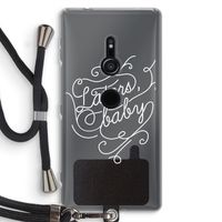 Laters, baby: Sony Xperia XZ2 Transparant Hoesje met koord
