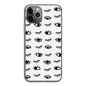 Eye pattern #2: iPhone 11 Pro Transparant Hoesje