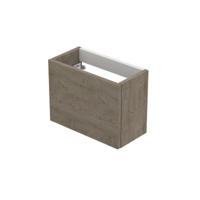 INK - Fontein Onderkast Greeploos Hout Décor Universeel Links/rechts Draaiend - 360x180x270 mm - Greige Eiken