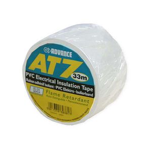 Advance AT7 PVC tape 50mm 33m wit