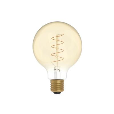 LED Gouden Gloeilamp Carbon Lijn Spiraal Filament Globe G95 4W 250Lm E27 1800K Dimbaar - C06 | Creative-Cables | Lamp kopen | Creative-Cables | Lamp |