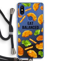 Eat Balanced: Xiaomi Mi Mix 3 Transparant Hoesje met koord