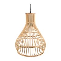Bamboe hanglamp - naturel - ⌀36x50 cm - thumbnail