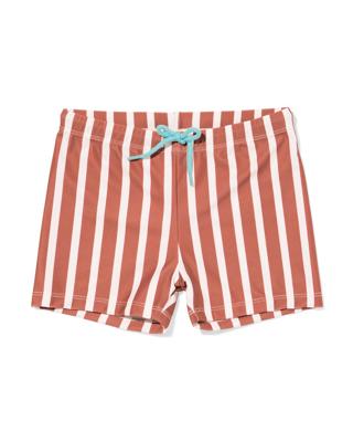 HEMA Kinderzwembroek strepen bruin (bruin)