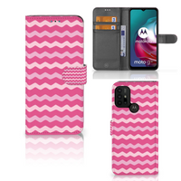 Motorola Moto G10 | G20 | G30 Telefoon Hoesje Waves Pink