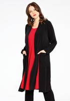 Yoek Vest met shawl | Zwart | Maat 58/60