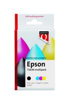 Inktcartridge quantore epson 16xl t1636 zwart 3 kl