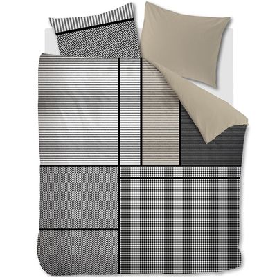 Beddinghouse Dekbedovertrek Dutch Design Jet Set Zwart-Lits-jumeaux (240 x 200/220 cm)