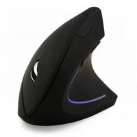 Batterij versie draadloze muis verticale 2.4GHz optische muis (zwart)