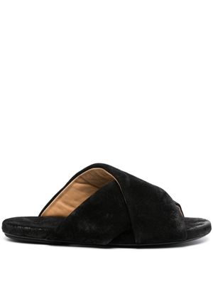 Marsèll sandales Spanciata en cuir - Noir