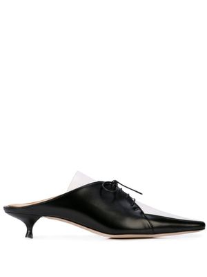 Rosie Assoulin mules bicolores - Noir