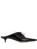Rosie Assoulin mules bicolores - Noir