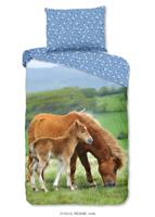 Good Morning Kinderdekbedovertrek "paarden" - Multi - (140x200 cm) - Katoen