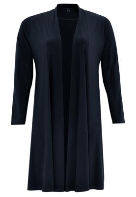 Yoek Vest met plooien | Blauw | Maat M