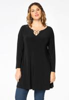 Yoek Tuniek wide bottom ringen | Zwart | Maat 54/56