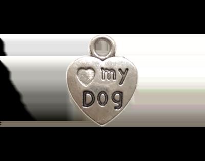 Bedel hart "love my dog"