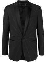 Philipp Plein blazer à ornements - Noir - thumbnail