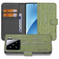 Xiaomi 15 | Book Style Case | Green Wood