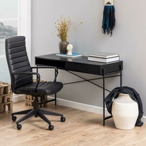 Bendt Bureau 'Mick' 110 x 50cm, kleur Zwart