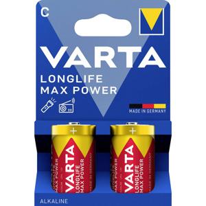 Varta VARTA Longlife Max Power C Blister 2 C batterij (baby) Alkaline 1.5 V 7800 mAh 2 stuk(s)