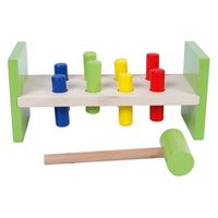 Houten Hamerbank Groen, 10dlg. Houten Hamerbank Groen, 10dlg.