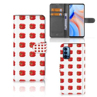 OPPO Reno 4 Pro 5G | Book Cover | Paprika Red