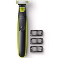 Regolabarba - PHILIPS - Oneblade QP2724/10 - 3 accessori (1 / 3 / 5 mm) inclusi - senza fili ricaricabile - Verde / Nero