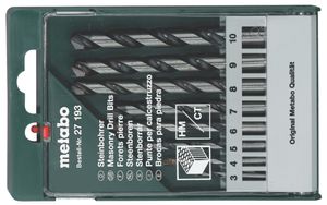 Metabo Accessoires Borencassette, 8 steenboren - 627193000