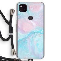 Fantasie pastel: Pixel 4a 5G Transparant Hoesje met koord Fantasie pastel: Pixel 4a 5G Transparant Hoesje met koord