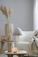Light & Living TafellampElimo Ø 25cm x 50cm wit - 1884443