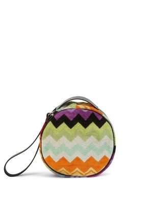 Missoni Home porte-monnaie à motif zig-zag - Orange
