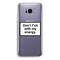 My energy: Samsung Galaxy S8 Transparant Hoesje