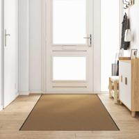 Deurmat Crème en Zwart 120 x 350 cm Polyamide en PVC