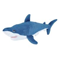 Wild Republic knuffel mako haai - Pluche - 30 cm - haaien/vissen - zeedieren - knuffeldieren