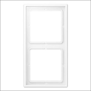 JUNG LS 982 WWM 2 voudig afdekraam LS990 mat wit