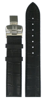 Horlogeband Tissot T006.407.16.033.00 / T600013405 Leder Zwart 19mm