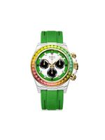 DiW (Designa Individual Watches) montre Daytona Rainbow 40 mm personnalisée - Blanc