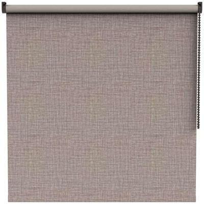 Leen Bakker - Fenstr Rolgordijn Malaga Verduisterend - Grijs (30301) - Polyester - Bruin - 120x10x10 Cm