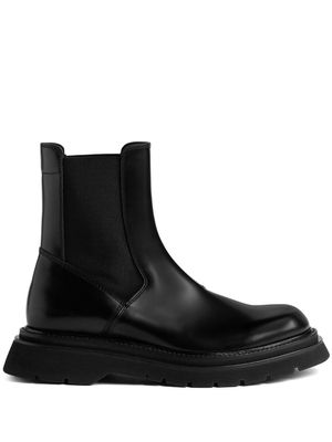 DSQUARED2 bottines en cuir verni - Noir