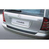 Bumper beschermer passend voor Mercedes-Benz C-Klasse W203 Kombi 2001-2007 Zwart GRRBP286 - thumbnail