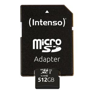 Intenso microSD-Card Class10 UHS-I 512GB Speicherkarte