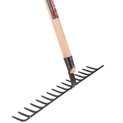 Tuinhark gesmeed 16 tands met steel 160cm