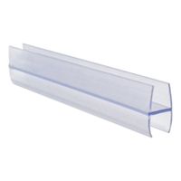 Riko universele waterkering douche wand 10 mm lengte 123 cm