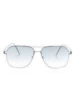 Lindberg lunettes de soleil 8210 à monture carrée - Gris