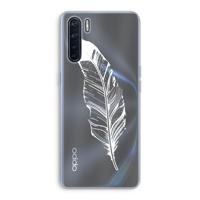 Pluim: Oppo A91 Transparant Hoesje