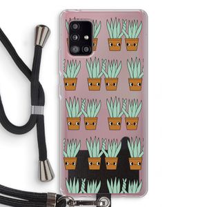 Sansevieria: Samsung Galaxy A51 5G Transparant Hoesje met koord