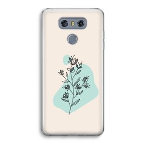 Violets are blue: LG G6 Transparant Hoesje