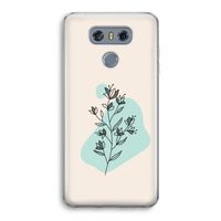 Violets are blue: LG G6 Transparant Hoesje