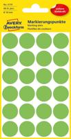 Avery Ronde etiketten diameter 18 mm, lichtgroen, 96 stuks